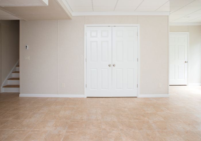 Basement Walls in a home in Oyster Bay, Long Island