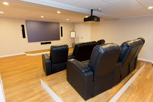 Basement theater installed in Islip