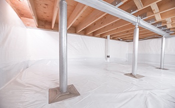 Crawl Space Support Posts in Long Island