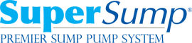 Logo for our SuperSump® Pump System, available in Central Islip and other parts of Long Island