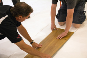 Basement flooring systems