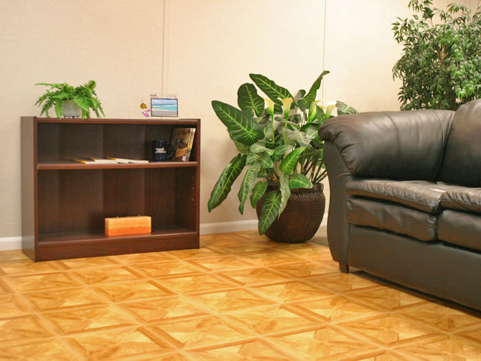 Basement Floor Tiles In Long Island Waterproof Flooring Flooring With A Parquet Tile Design Installed In Levittown Long Island