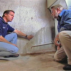creating a basement waterproofing system with contractors in East Meadow